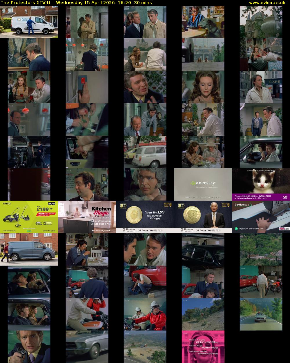 The Protectors (ITV4) Wednesday 15 April 2026 16:20 - 16:50