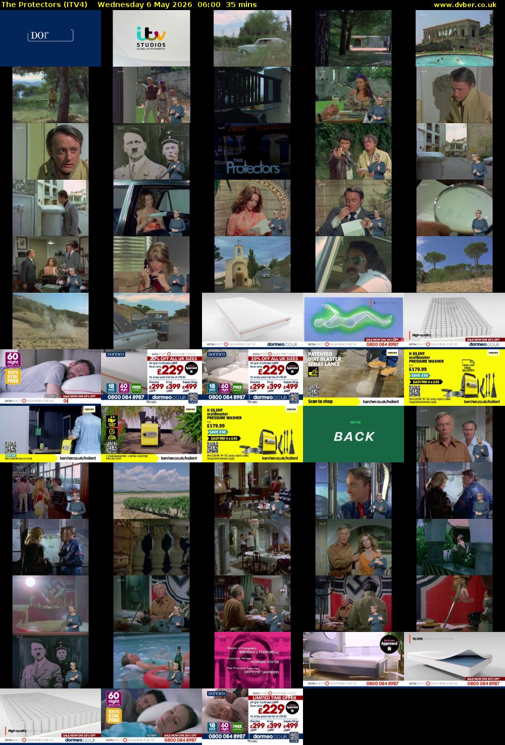 The Protectors (ITV4) Wednesday 6 May 2026 06:00 - 06:35