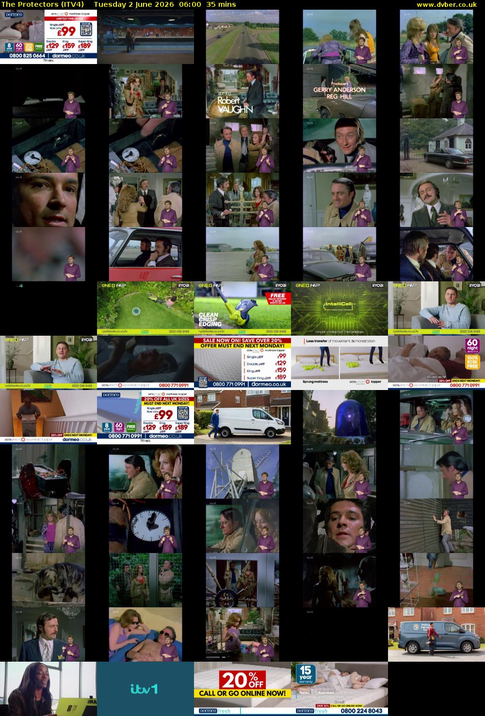 The Protectors (ITV4) Tuesday 2 June 2026 06:00 - 06:35