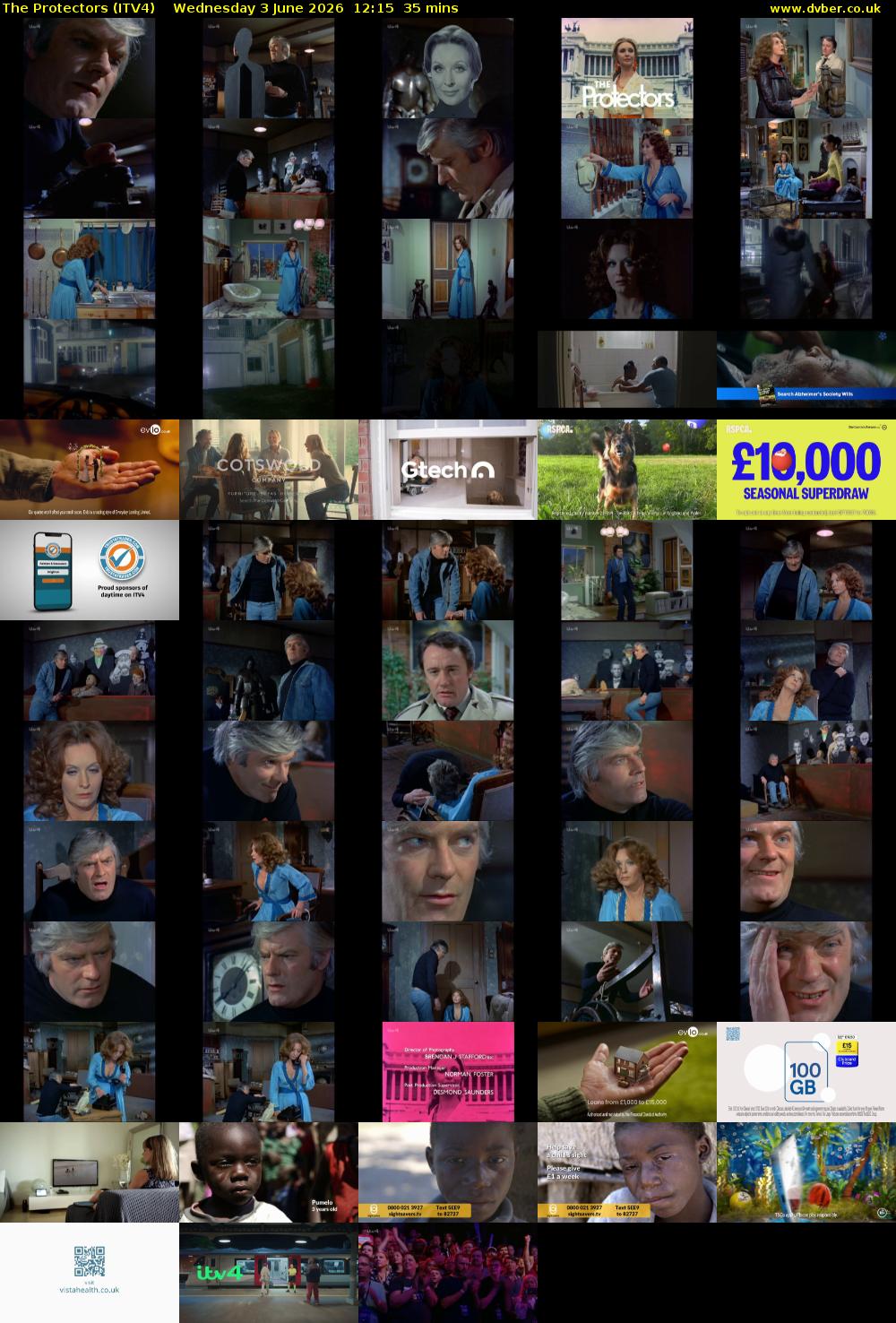 The Protectors (ITV4) Wednesday 3 June 2026 12:15 - 12:50