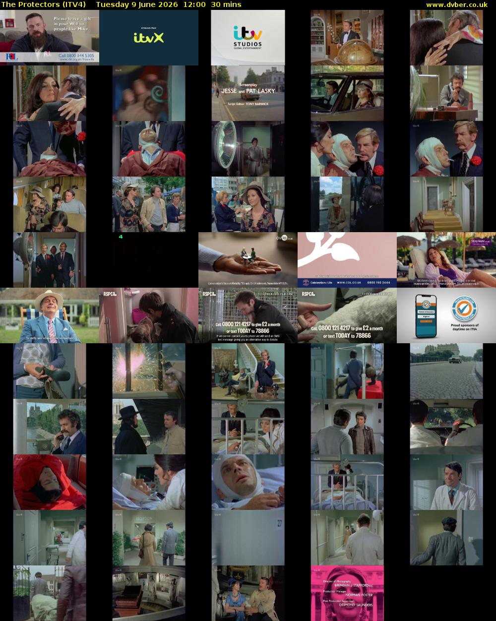 The Protectors (ITV4) Tuesday 9 June 2026 12:00 - 12:30