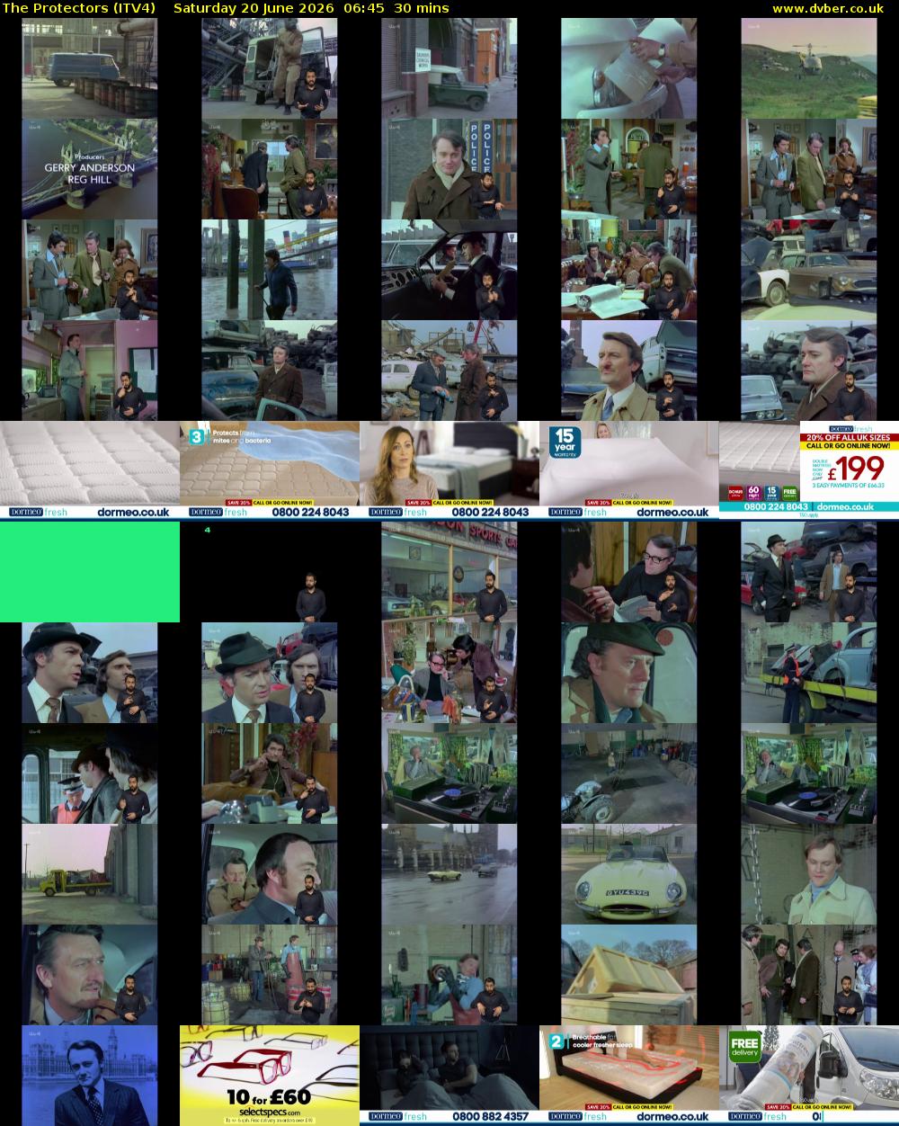 The Protectors (ITV4) Saturday 20 June 2026 06:45 - 07:15