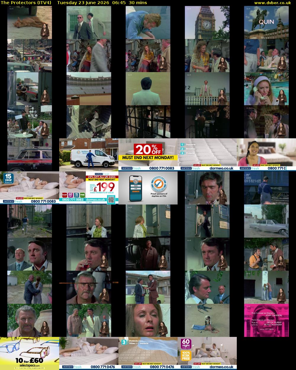 The Protectors (ITV4) Tuesday 23 June 2026 06:45 - 07:15