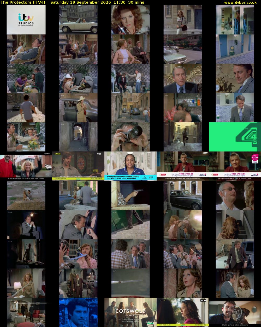 The Protectors (ITV4) Saturday 19 September 2026 11:30 - 12:00