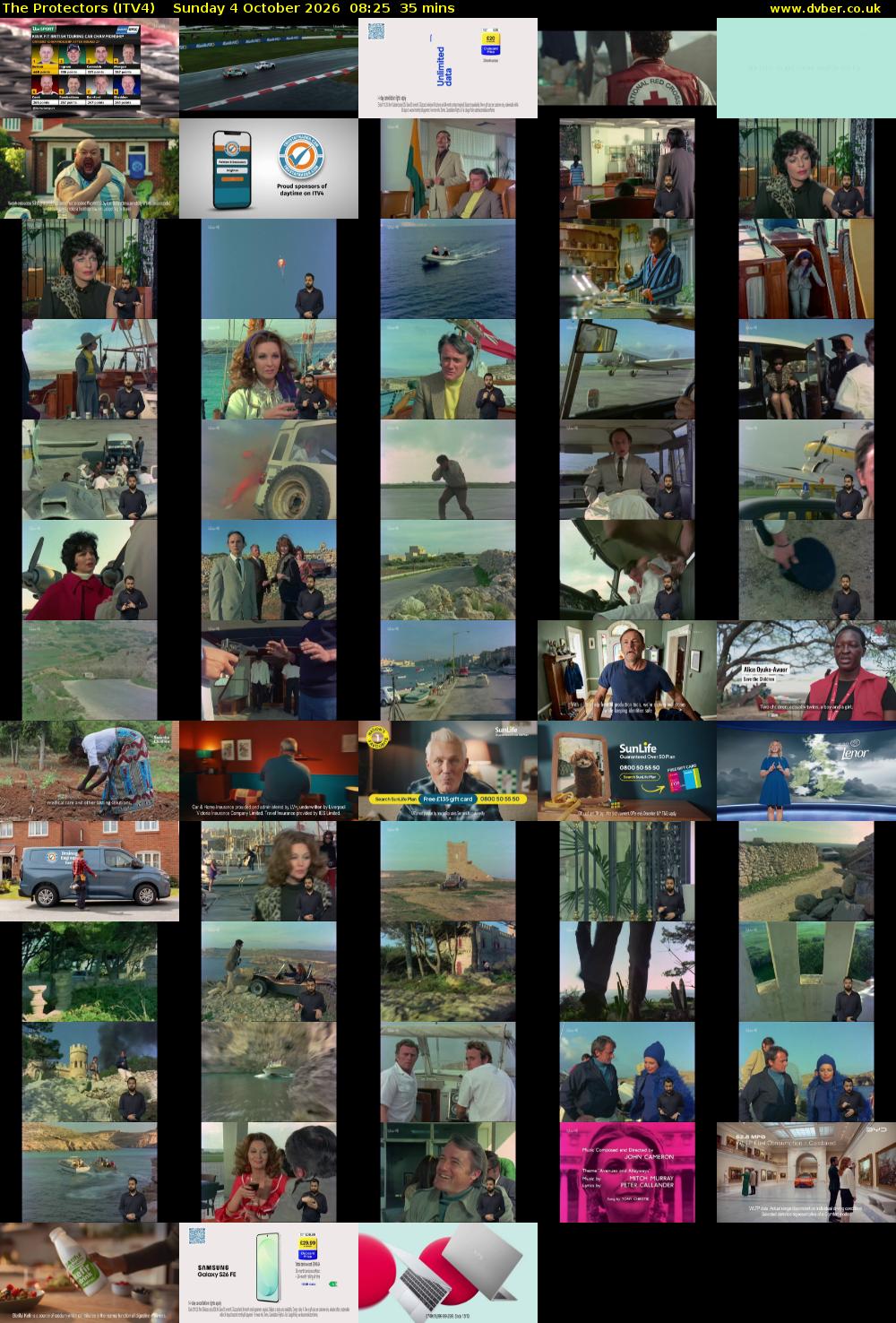 The Protectors (ITV4) Sunday 4 October 2026 08:25 - 09:00