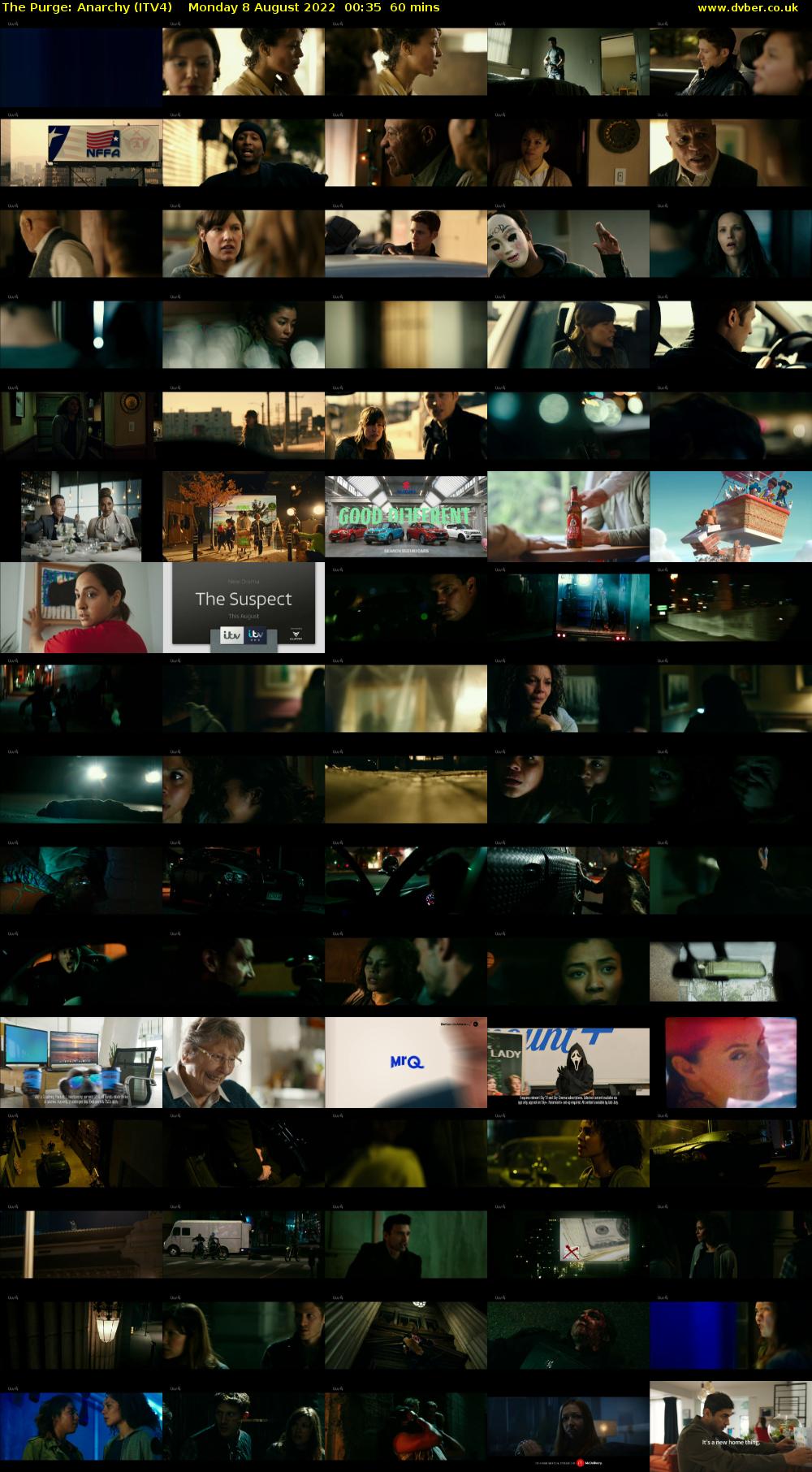 The Purge: Anarchy (ITV4) Monday 8 August 2022 00:35 - 01:35