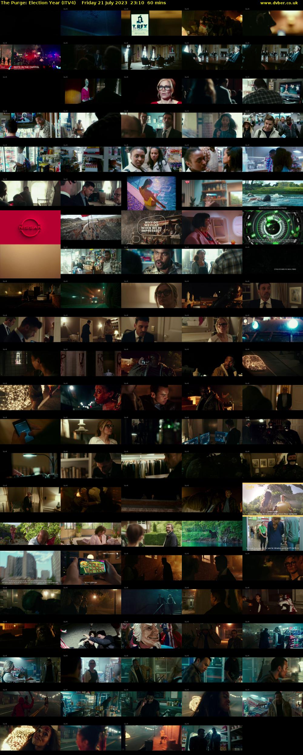 The Purge: Election Year (ITV4) Friday 21 July 2023 23:10 - 00:10