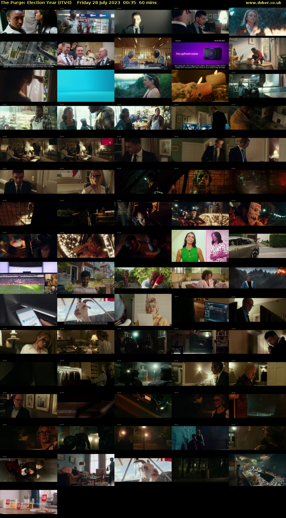 The Purge: Election Year (ITV4) Friday 28 July 2023 00:35 - 01:35