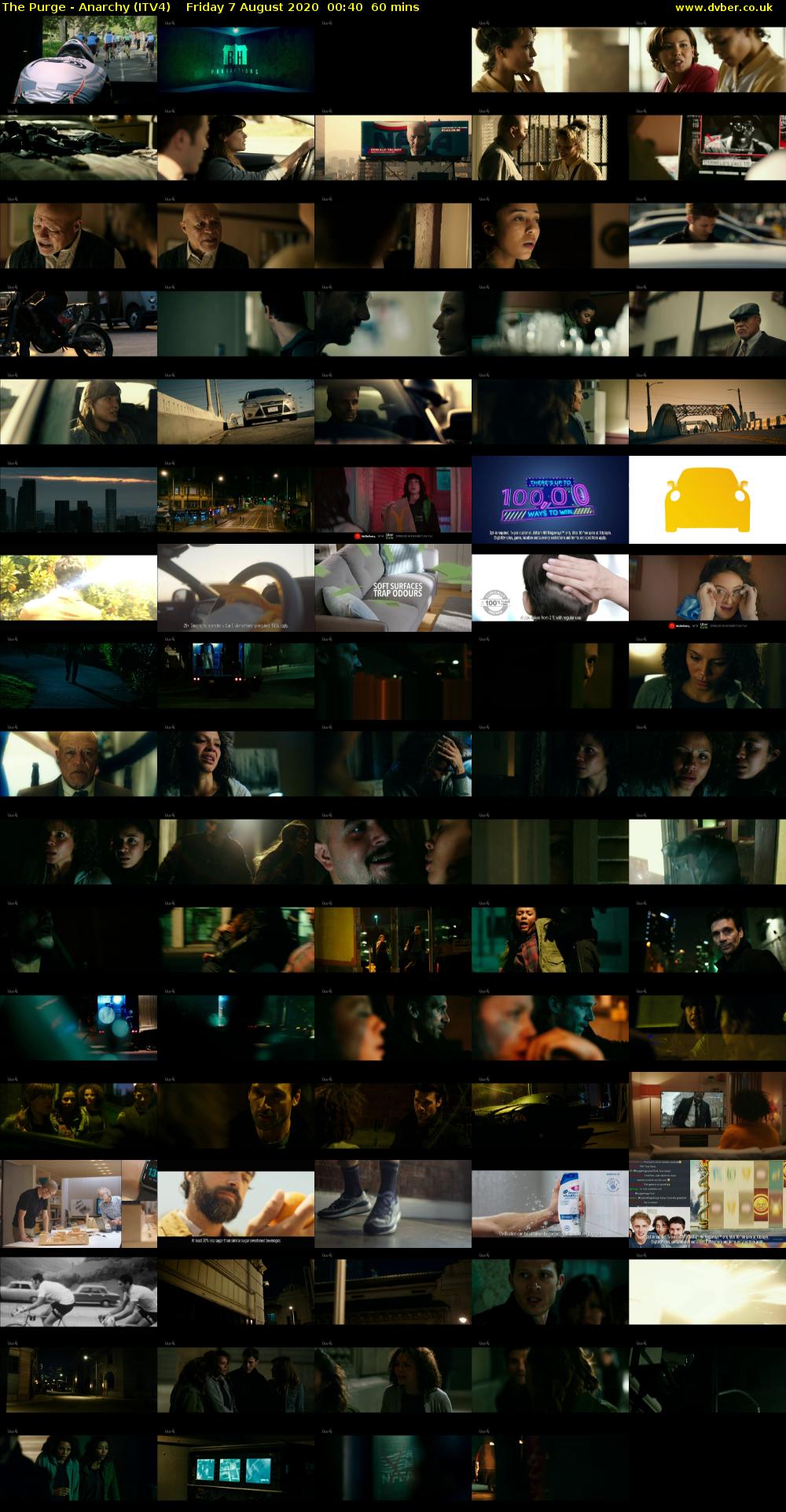 The Purge - Anarchy (ITV4) Friday 7 August 2020 00:40 - 01:40