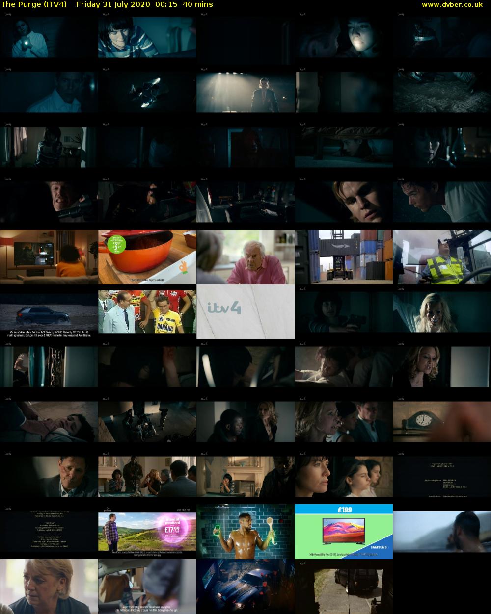 The Purge (ITV4) Friday 31 July 2020 00:15 - 00:55