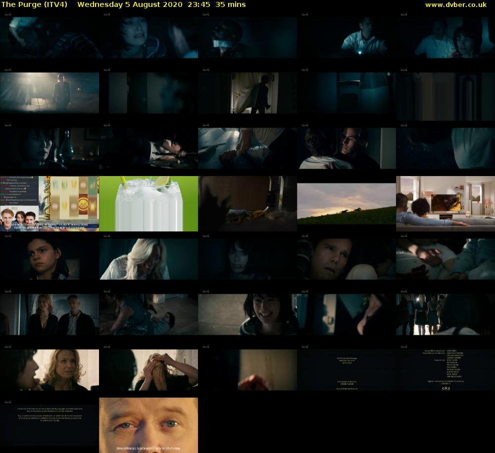 The Purge (ITV4) Wednesday 5 August 2020 23:45 - 00:20