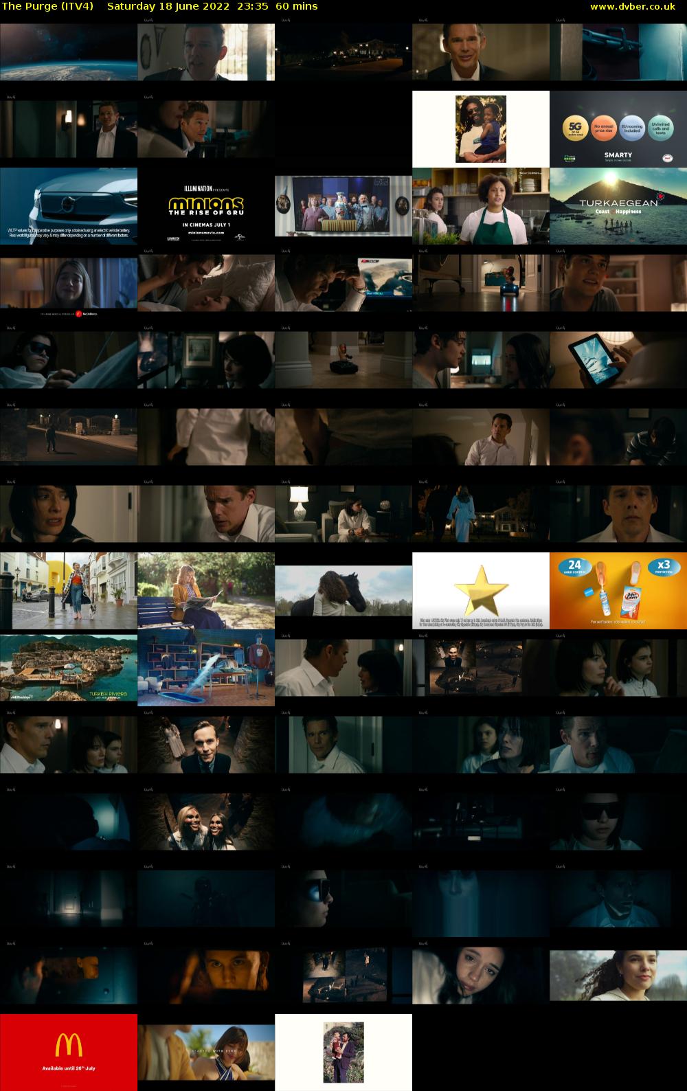 The Purge (ITV4) Saturday 18 June 2022 23:35 - 00:35
