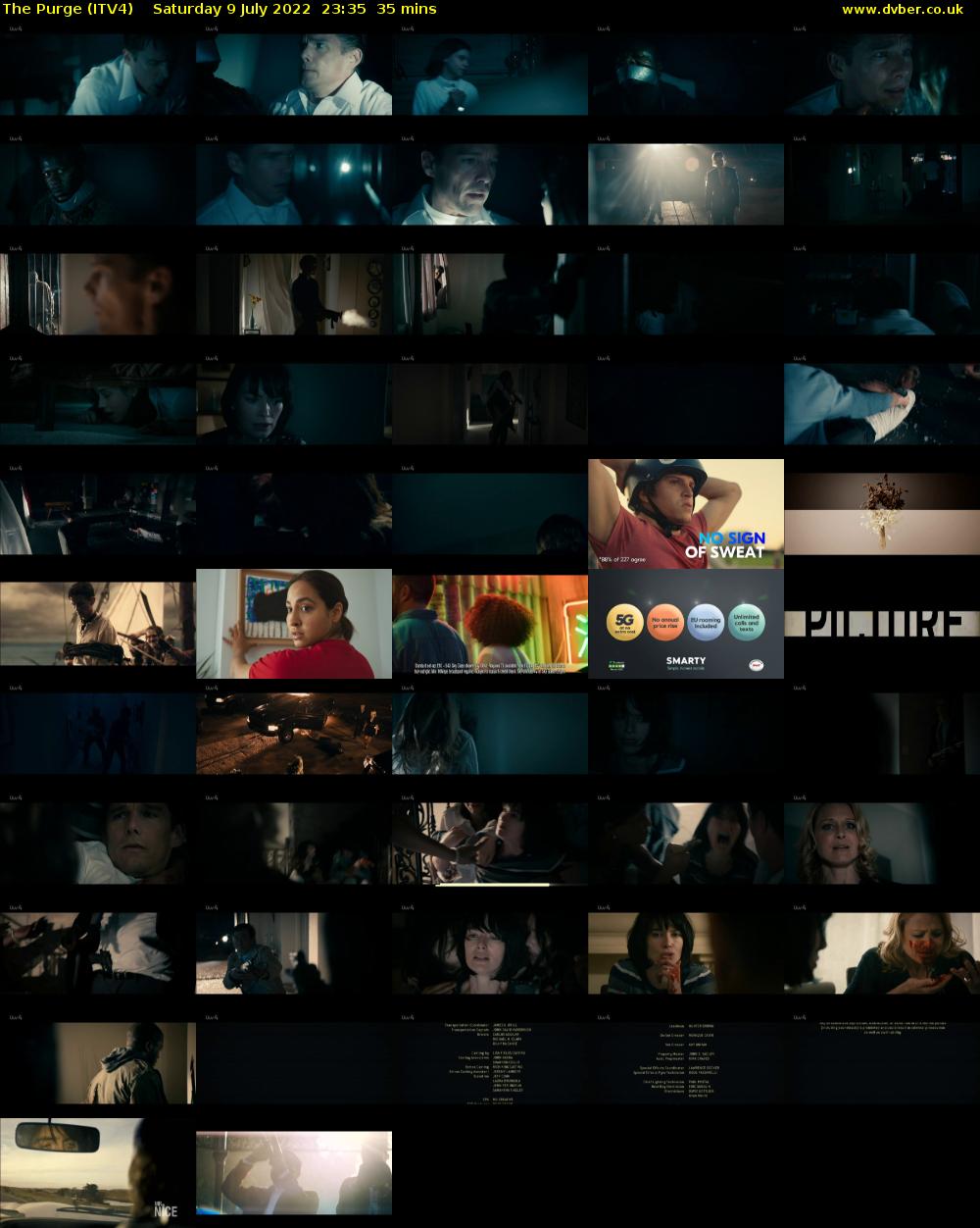 The Purge (ITV4) Saturday 9 July 2022 23:35 - 00:10
