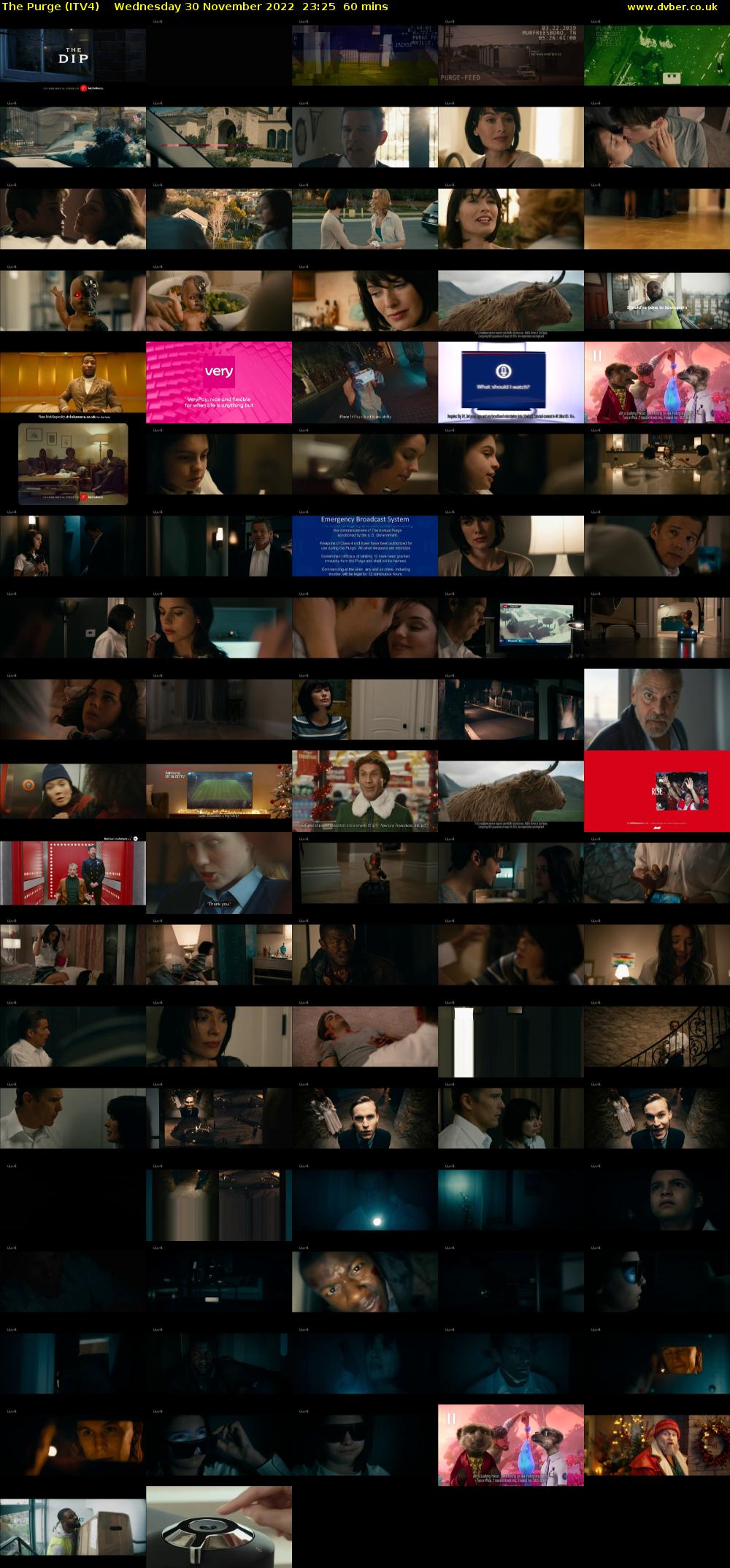 The Purge (ITV4) Wednesday 30 November 2022 23:25 - 00:25