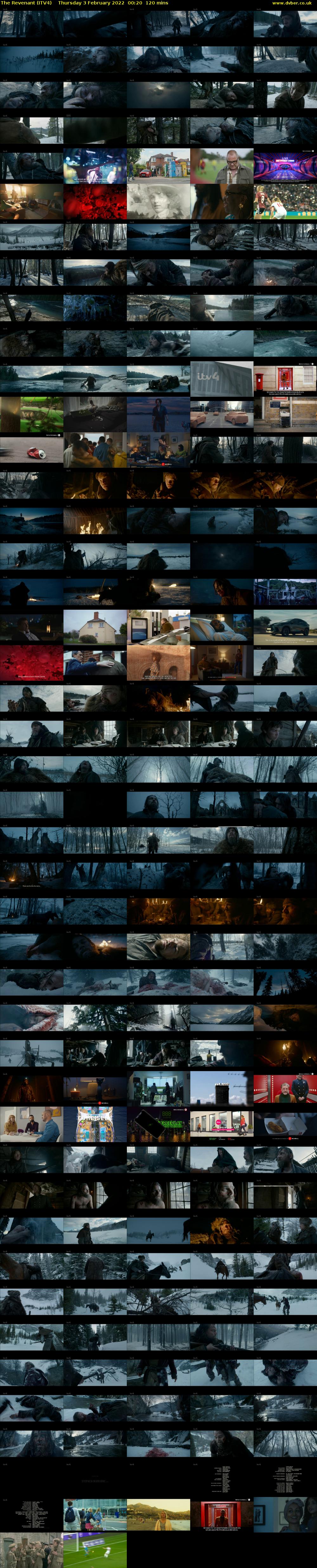 The Revenant (ITV4) Thursday 3 February 2022 00:20 - 02:20