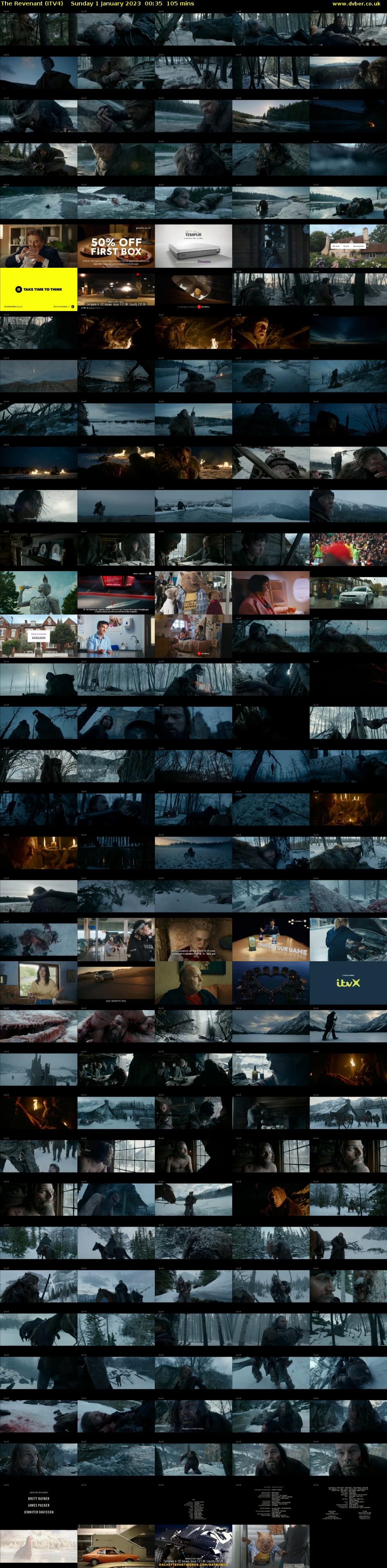 The Revenant (ITV4) Sunday 1 January 2023 00:35 - 02:20