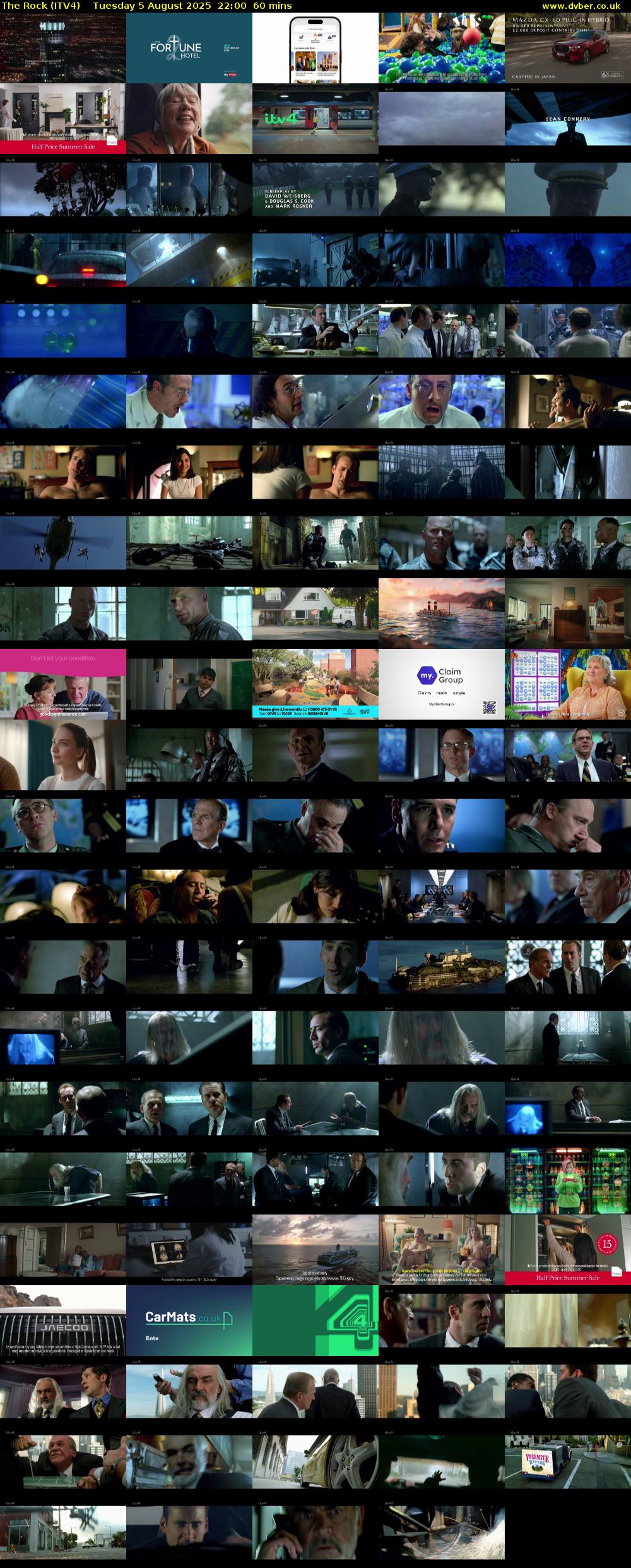 The Rock (ITV4) Tuesday 5 August 2025 22:00 - 23:00