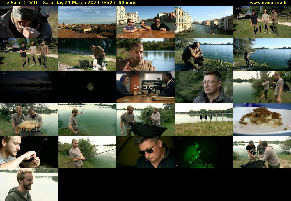 The Saint (ITV4) Saturday 21 March 2020 06:25 - 07:25