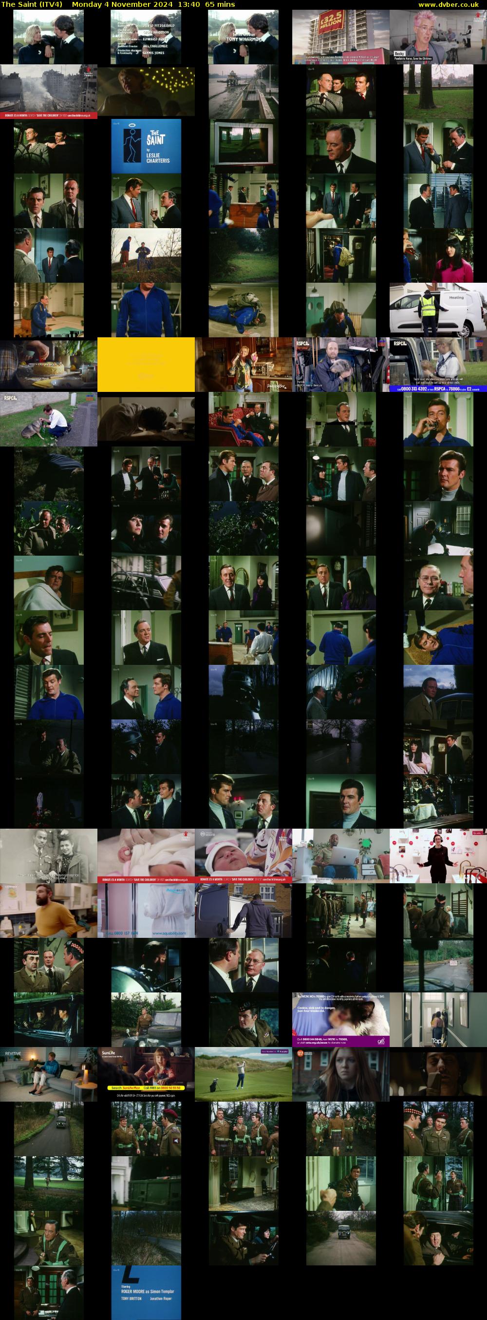 The Saint (ITV4) Monday 4 November 2024 13:40 - 14:45