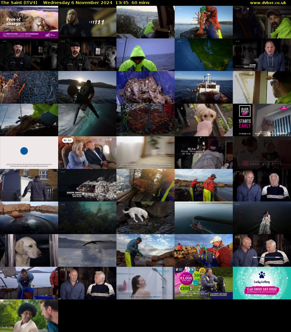 The Saint (ITV4) Wednesday 6 November 2024 13:45 - 14:45