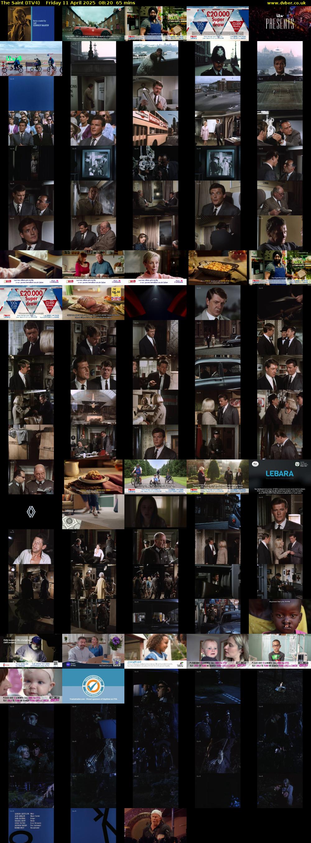 The Saint (ITV4) Friday 11 April 2025 08:20 - 09:25