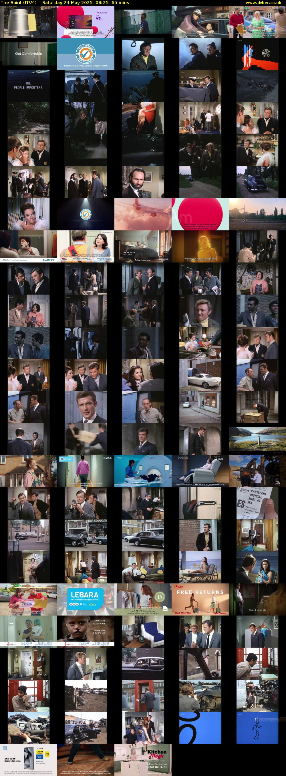The Saint (ITV4) Saturday 24 May 2025 08:25 - 09:30