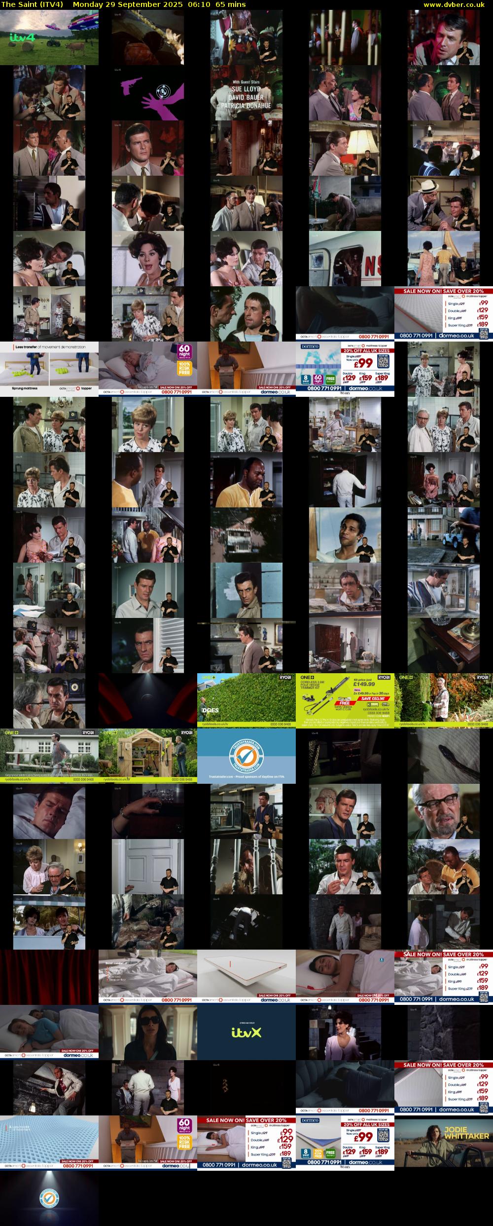 The Saint (ITV4) Monday 29 September 2025 06:10 - 07:15