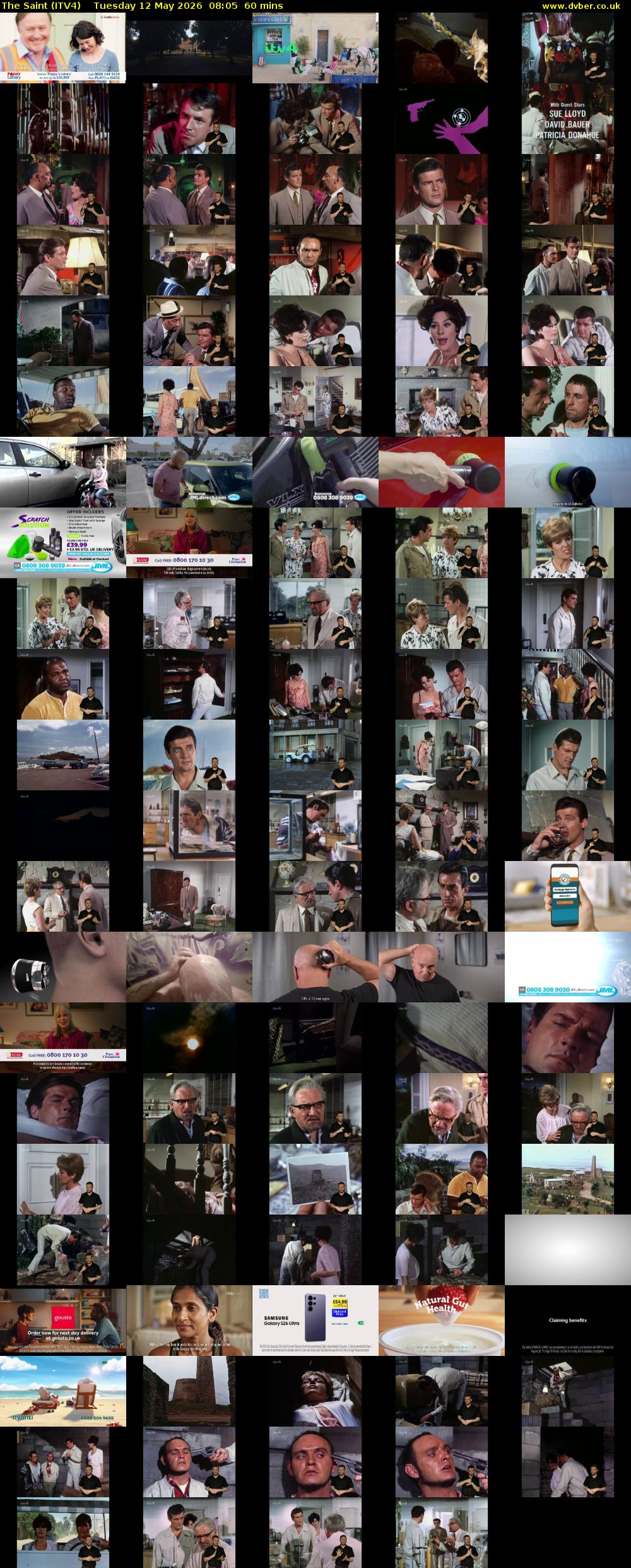 The Saint (ITV4) Tuesday 12 May 2026 08:05 - 09:05