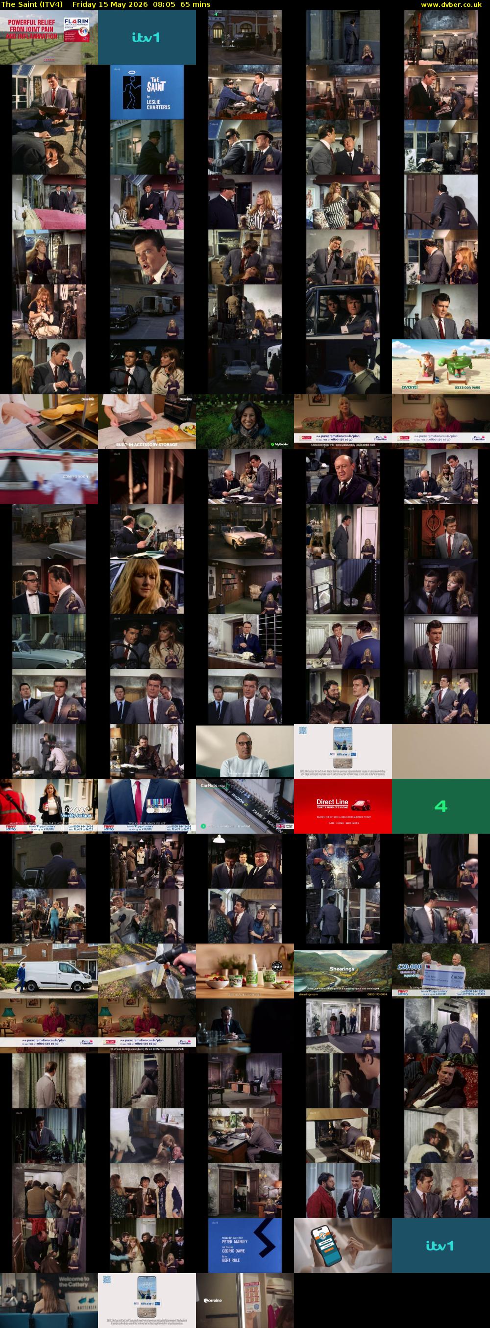 The Saint (ITV4) Friday 15 May 2026 08:05 - 09:10