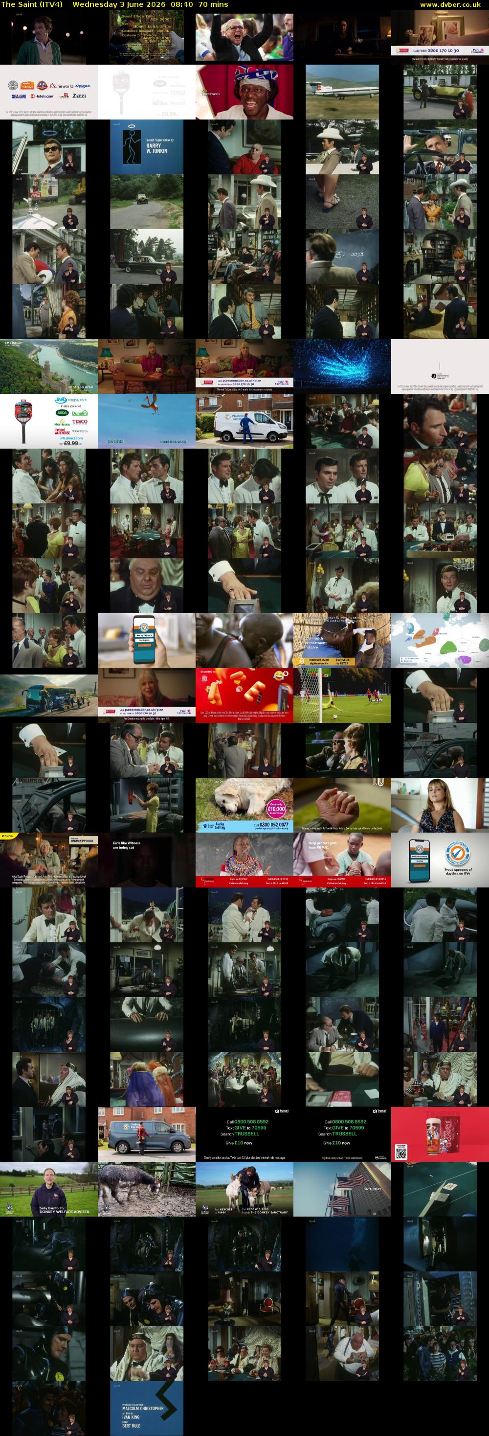 The Saint (ITV4) Wednesday 3 June 2026 08:40 - 09:50