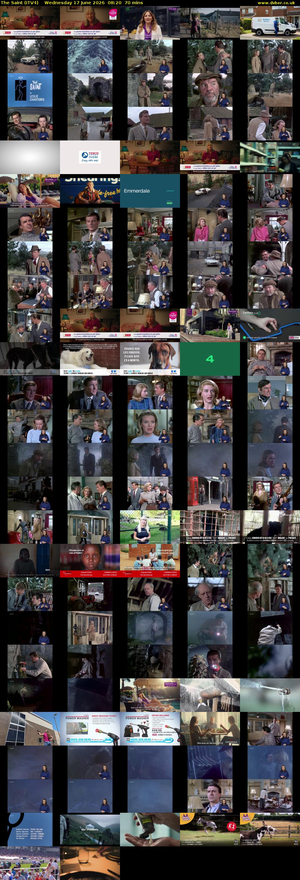The Saint (ITV4) Wednesday 17 June 2026 08:20 - 09:30