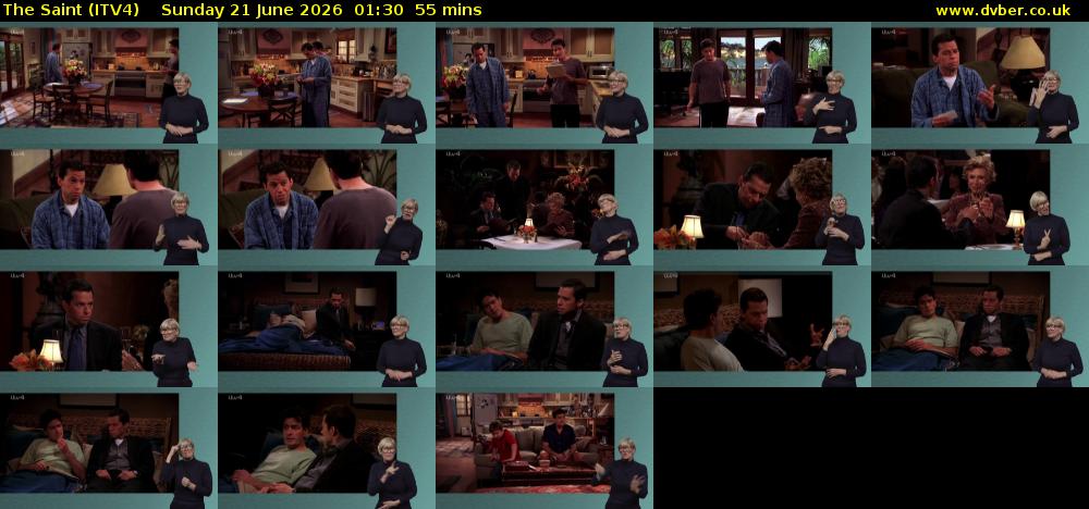 The Saint (ITV4) Sunday 21 June 2026 01:30 - 02:25
