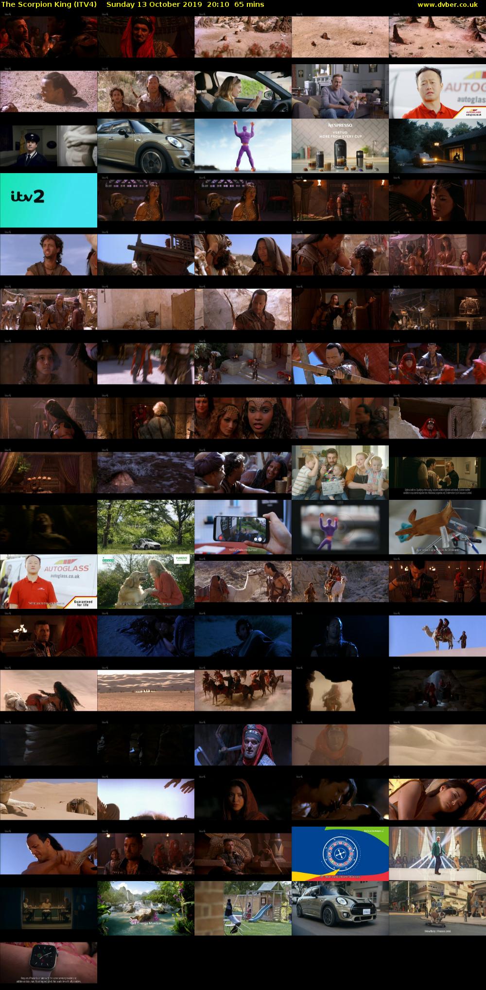 The Scorpion King (ITV4) Sunday 13 October 2019 20:10 - 21:15