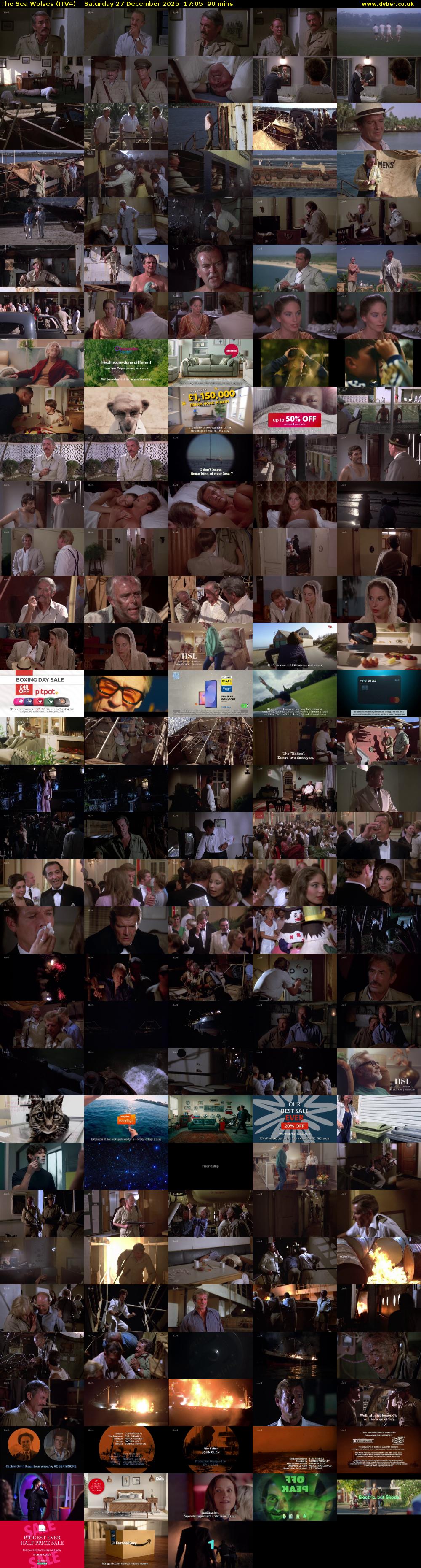 The Sea Wolves (ITV4) Saturday 27 December 2025 17:05 - 18:35