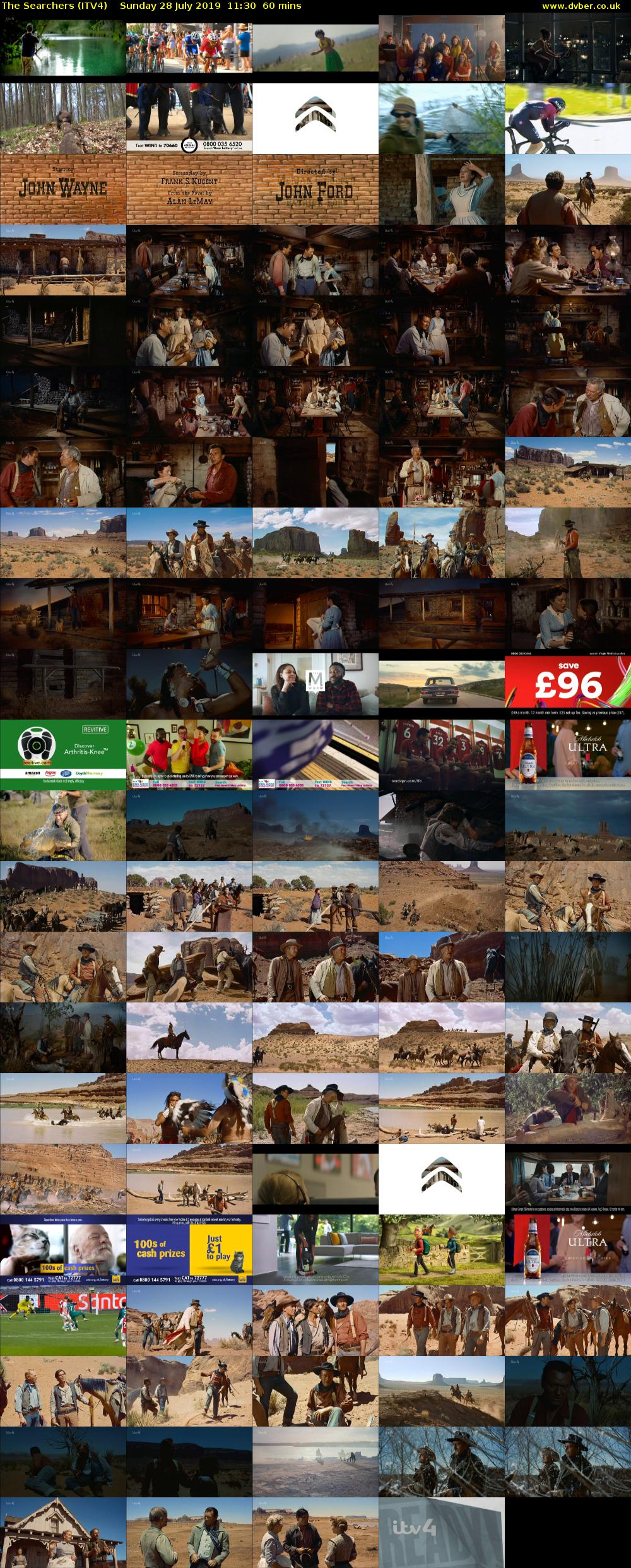 The Searchers (ITV4) Sunday 28 July 2019 11:30 - 12:30