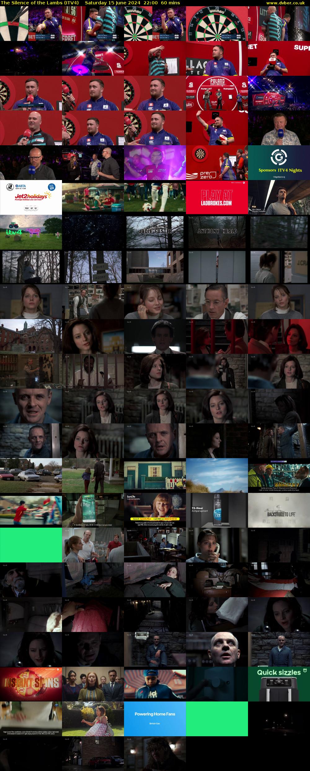 The Silence of the Lambs (ITV4) Saturday 15 June 2024 22:00 - 23:00