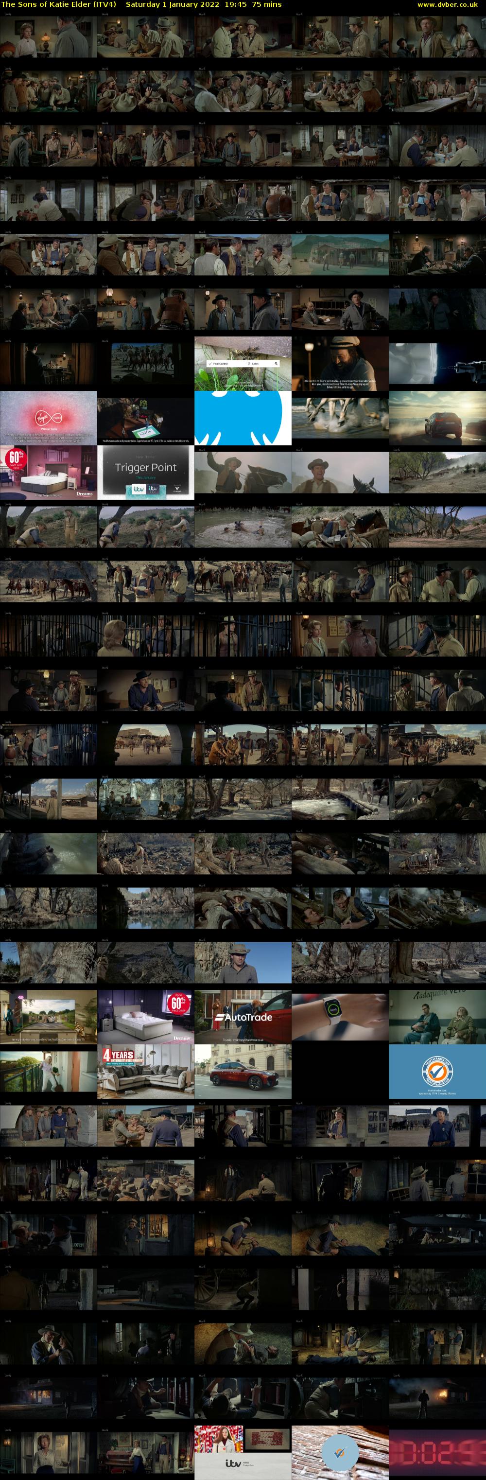 The Sons of Katie Elder (ITV4) Saturday 1 January 2022 19:45 - 21:00