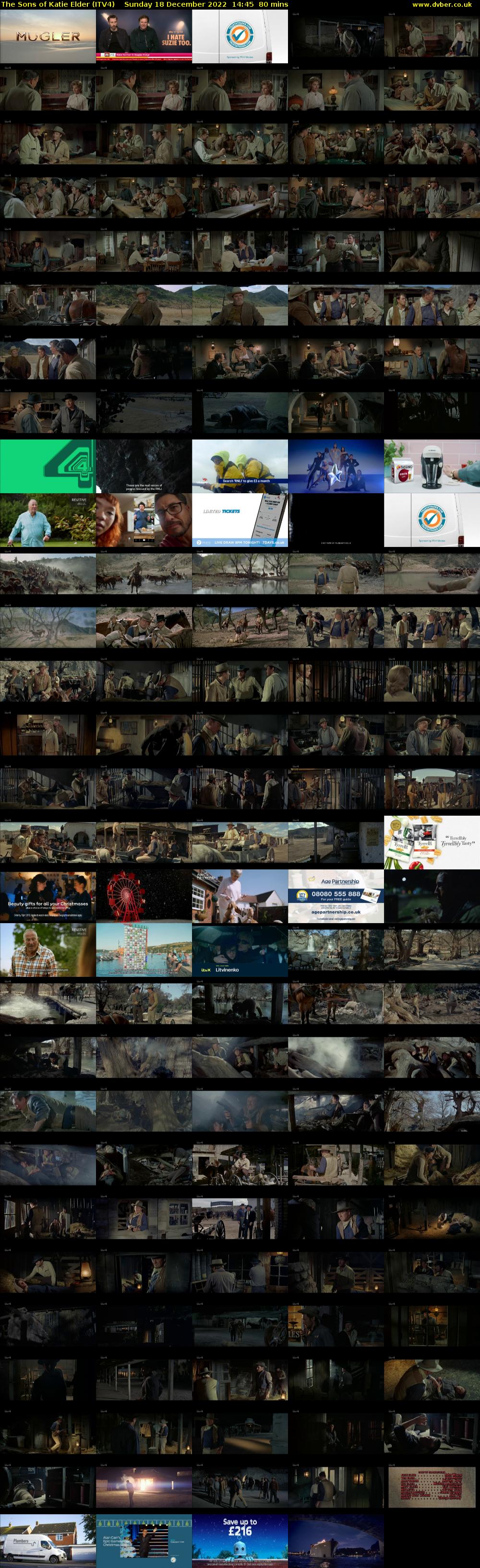 The Sons of Katie Elder (ITV4) Sunday 18 December 2022 14:45 - 16:05