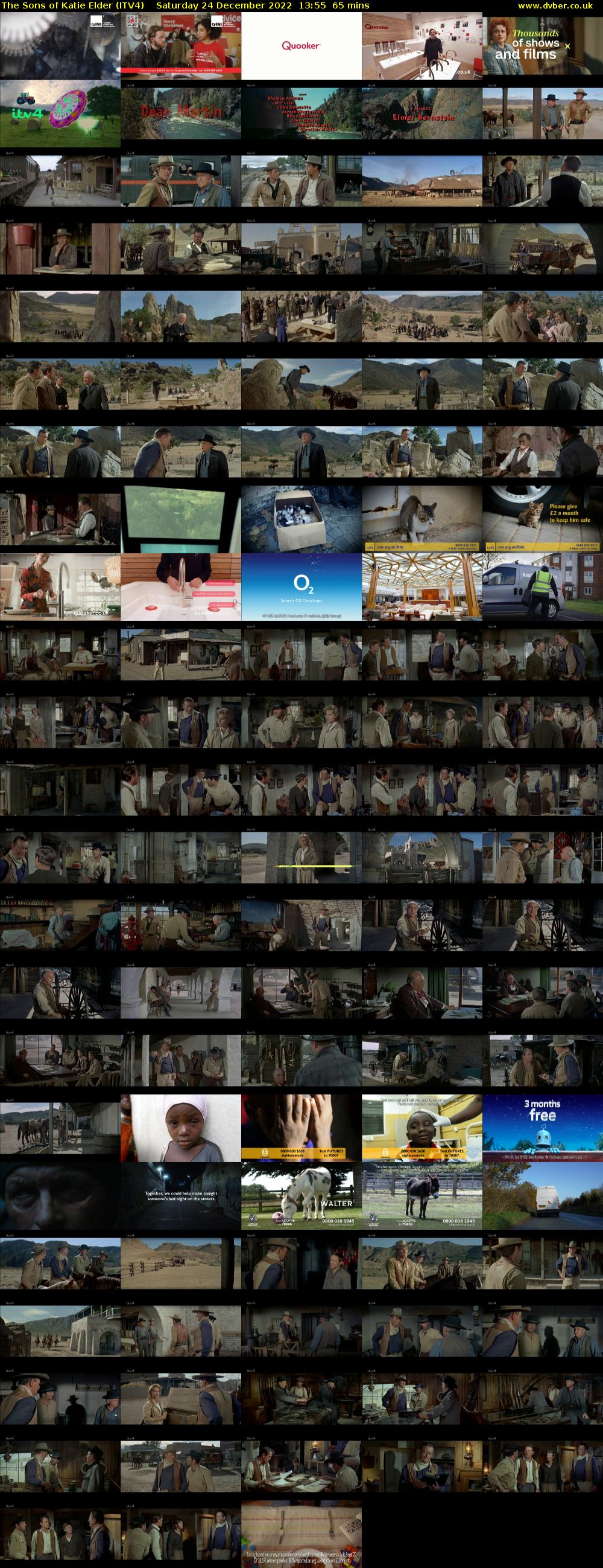 The Sons of Katie Elder (ITV4) Saturday 24 December 2022 13:55 - 15:00