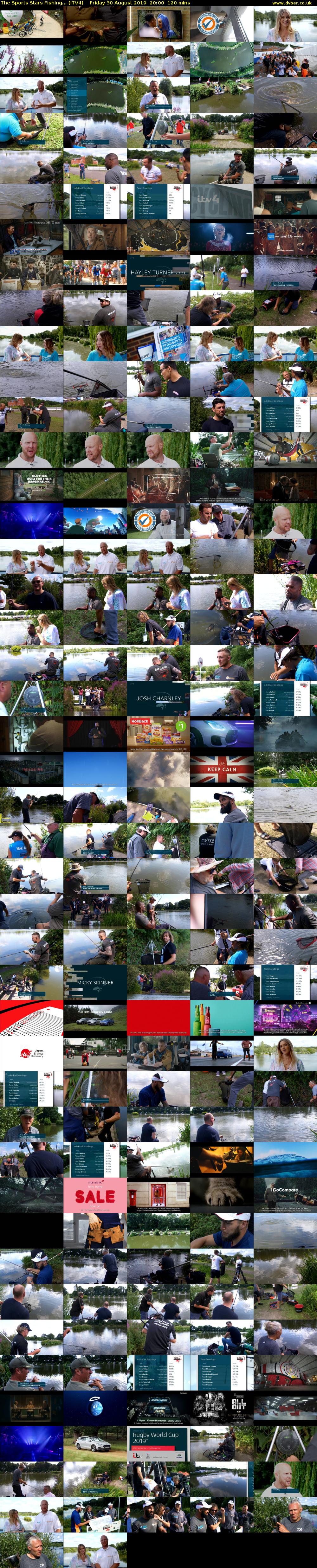 The Sports Stars Fishing... (ITV4) Friday 30 August 2019 20:00 - 22:00