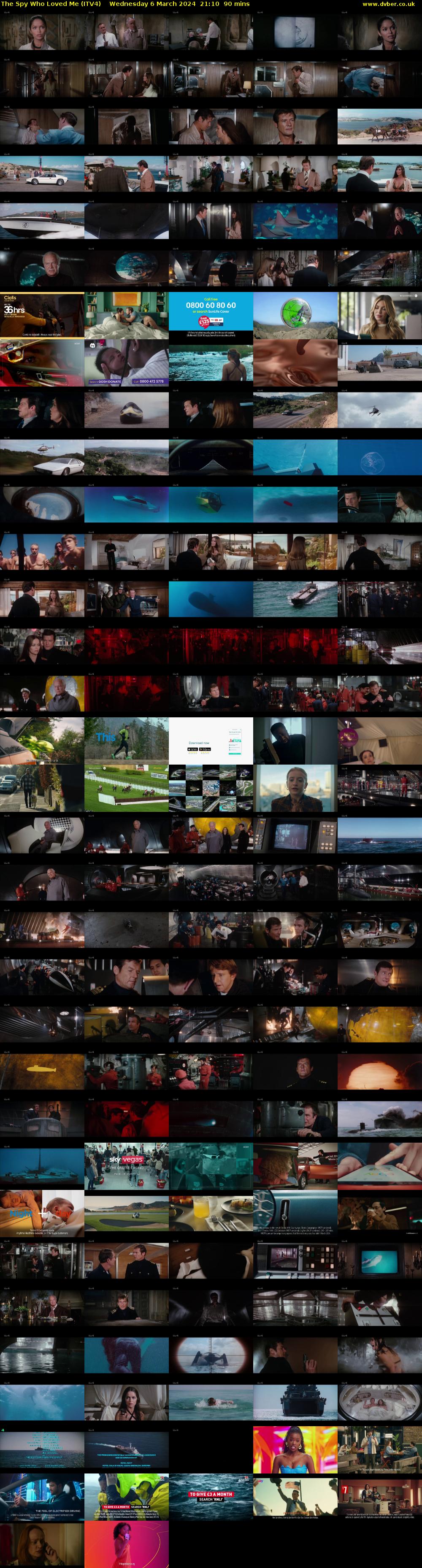 The Spy Who Loved Me (ITV4) Wednesday 6 March 2024 21:10 - 22:40