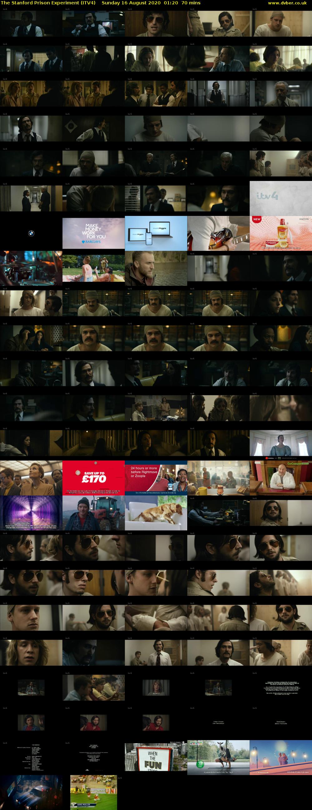 The Stanford Prison Experiment (ITV4) Sunday 16 August 2020 01:20 - 02:30