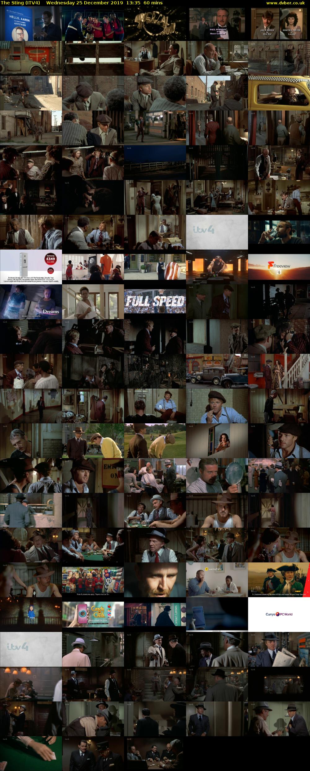 The Sting (ITV4) Wednesday 25 December 2019 13:35 - 14:35