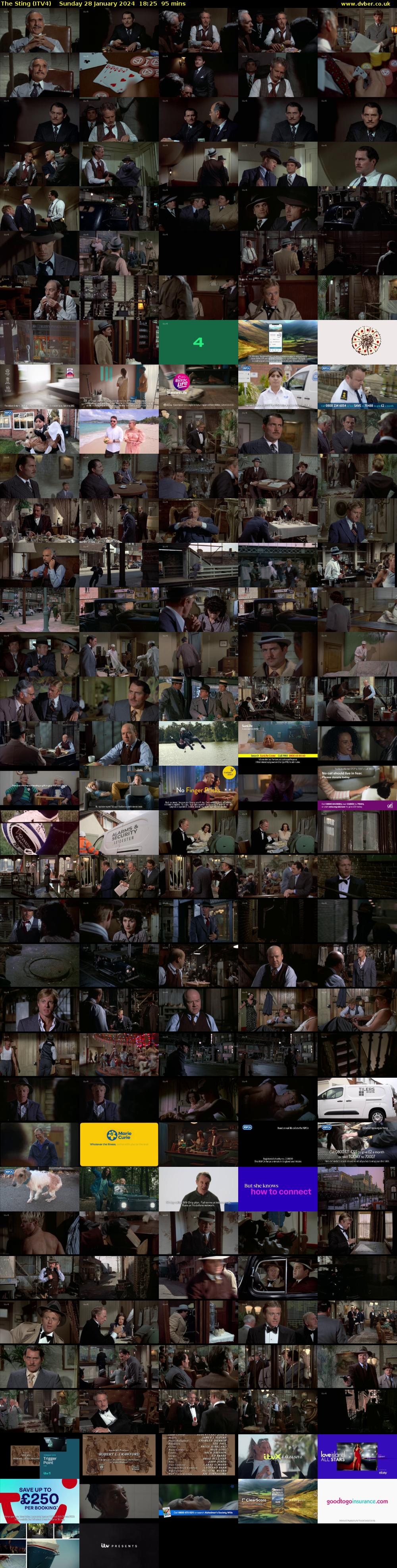The Sting (ITV4) Sunday 28 January 2024 18:25 - 20:00