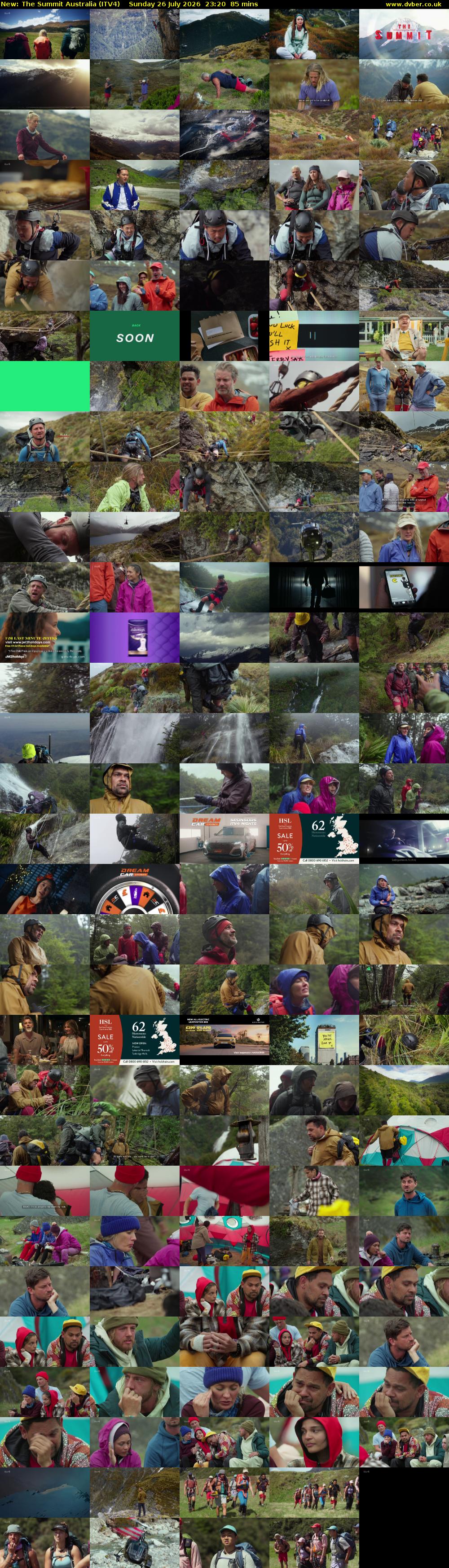 The Summit Australia (ITV4) Sunday 26 July 2026 23:20 - 00:45