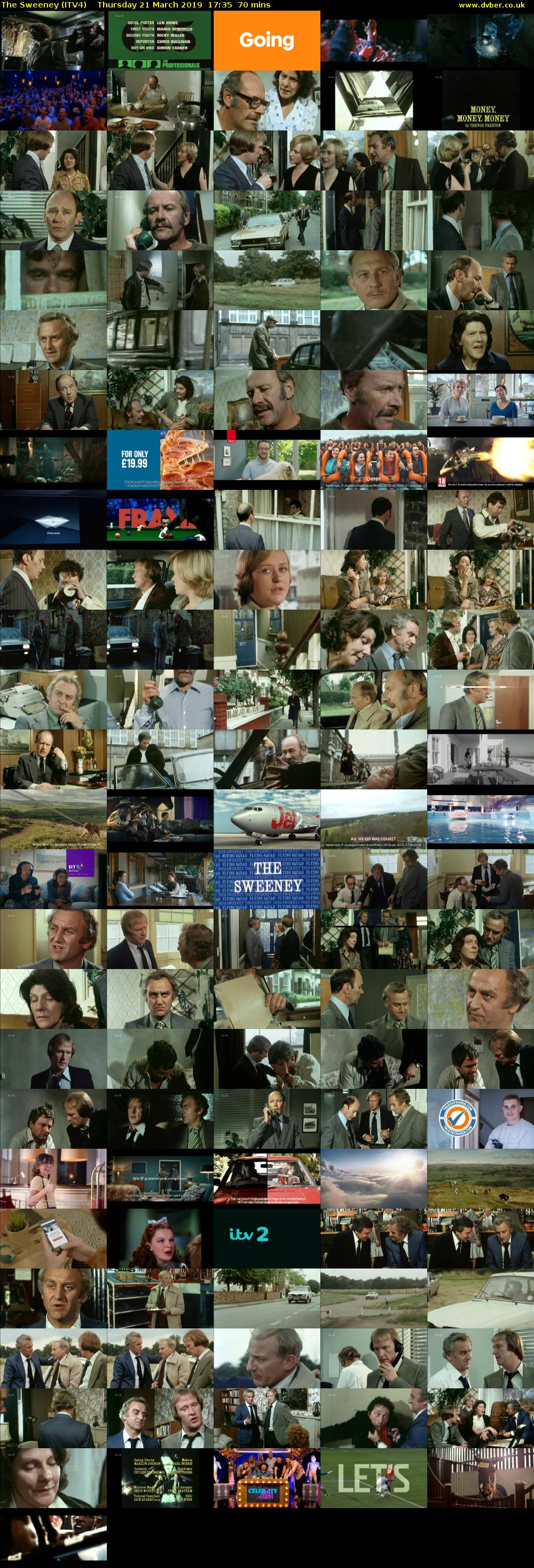The Sweeney (ITV4) Thursday 21 March 2019 17:35 - 18:45