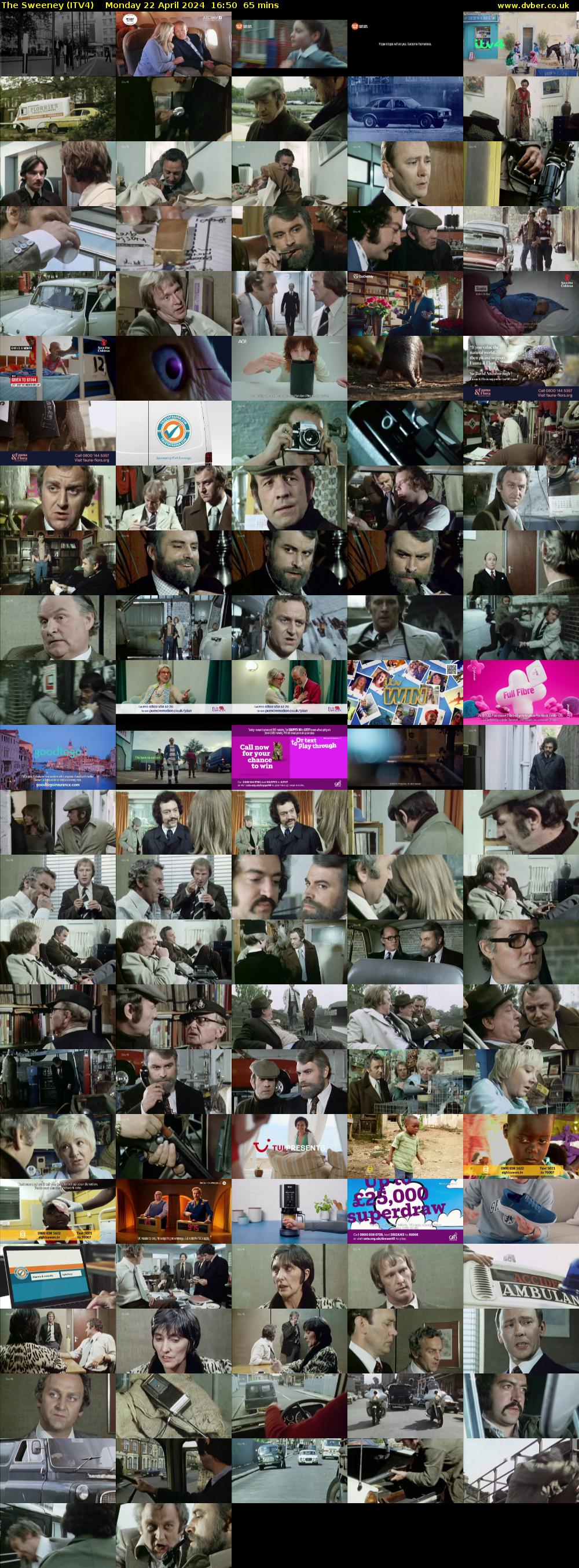 The Sweeney (ITV4) Monday 22 April 2024 16:50 - 17:55
