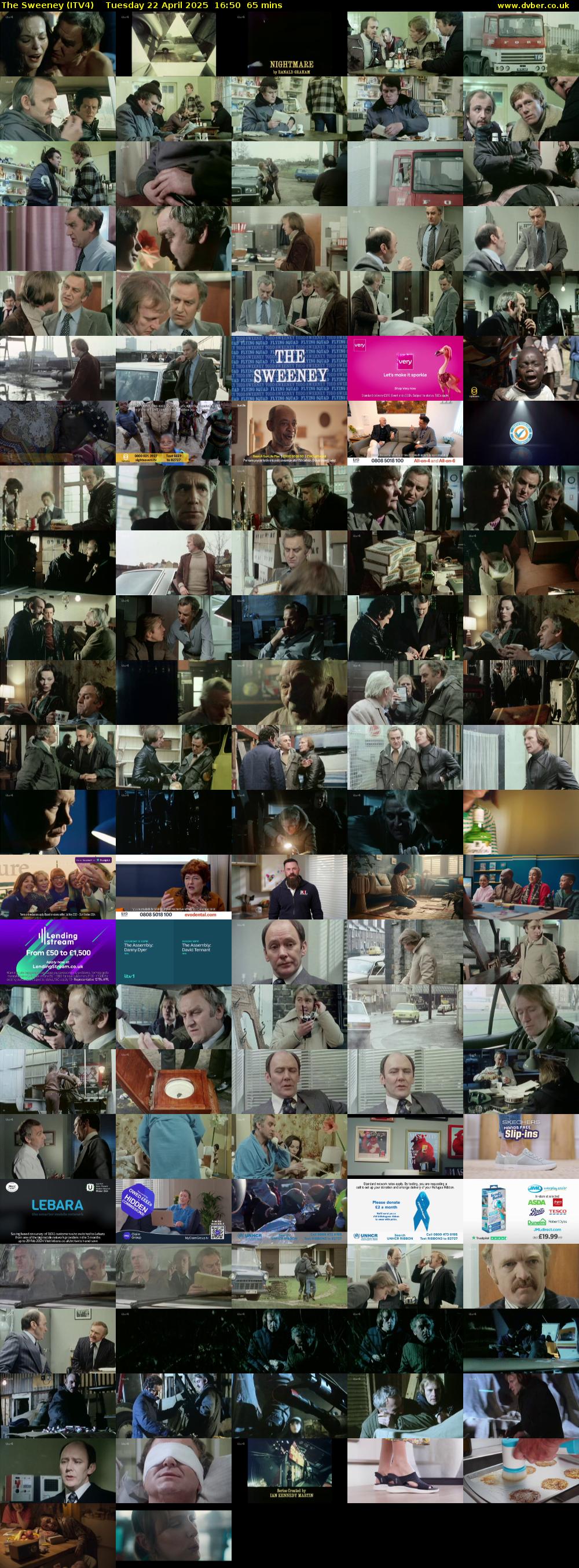 The Sweeney (ITV4) Tuesday 22 April 2025 16:50 - 17:55
