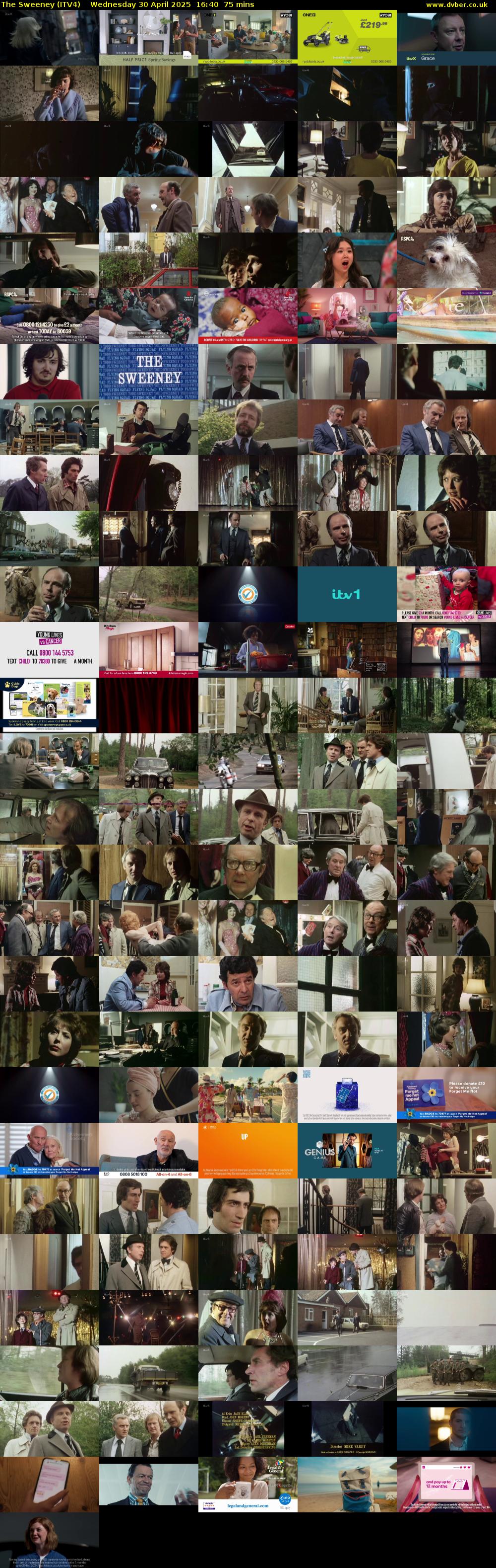 The Sweeney (ITV4) Wednesday 30 April 2025 16:40 - 17:55