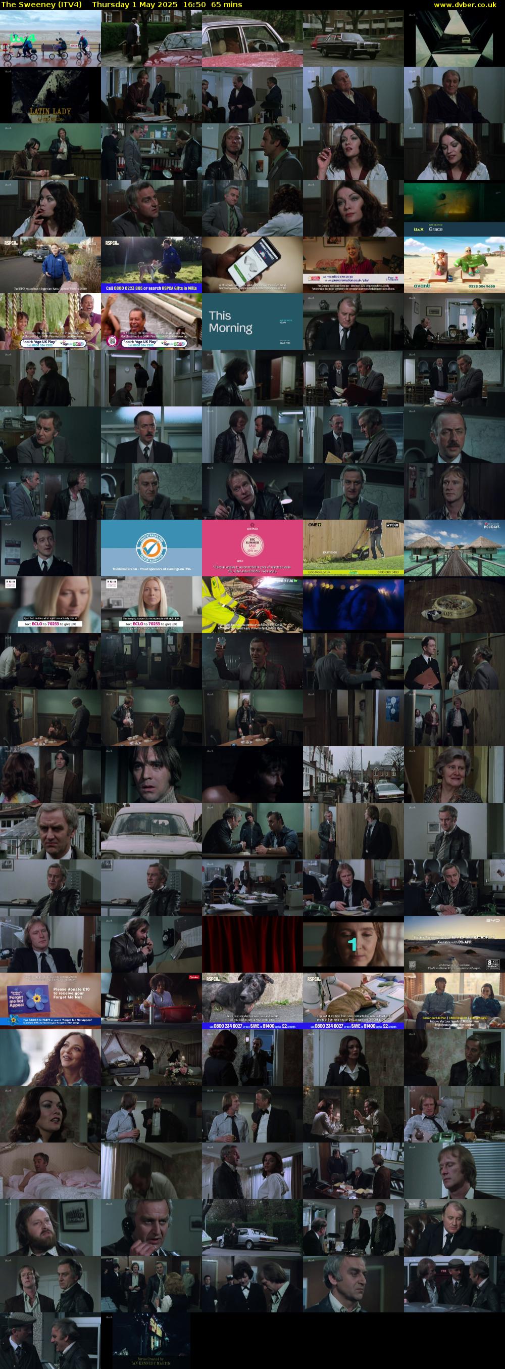 The Sweeney (ITV4) Thursday 1 May 2025 16:50 - 17:55